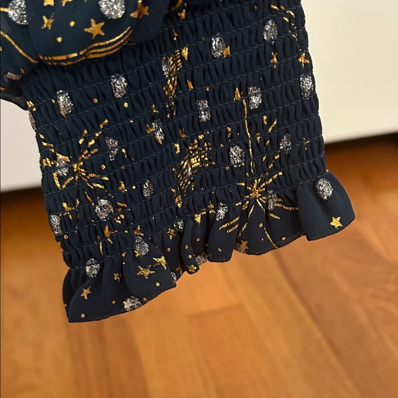 dark green and Gold Women's Top - Picture 6 of 7